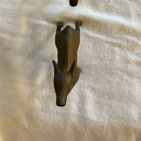 Vintage Estate Solid Brass Deer Figures - Picture 4 of 7